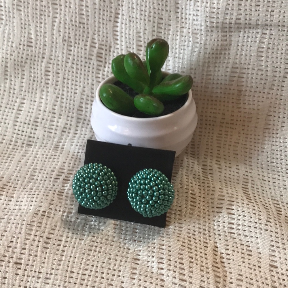 💚 Green earrings